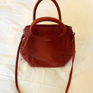 Matt & Nat Large Red Vegan Crossbody bag